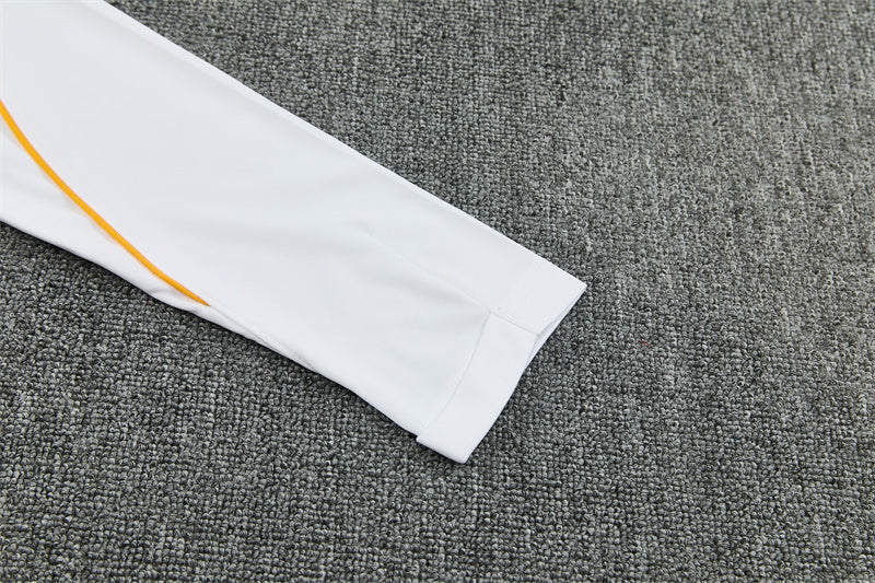 Barcelona x Kobe Bryant White, Purple And Black 1/4 Zip Tracksuit