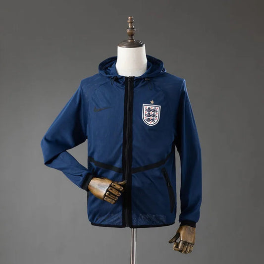 England Dark Blue Windbreaker
