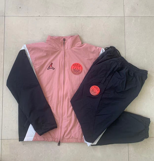 25/25 PSG Pink And Black Woven Tracksuit