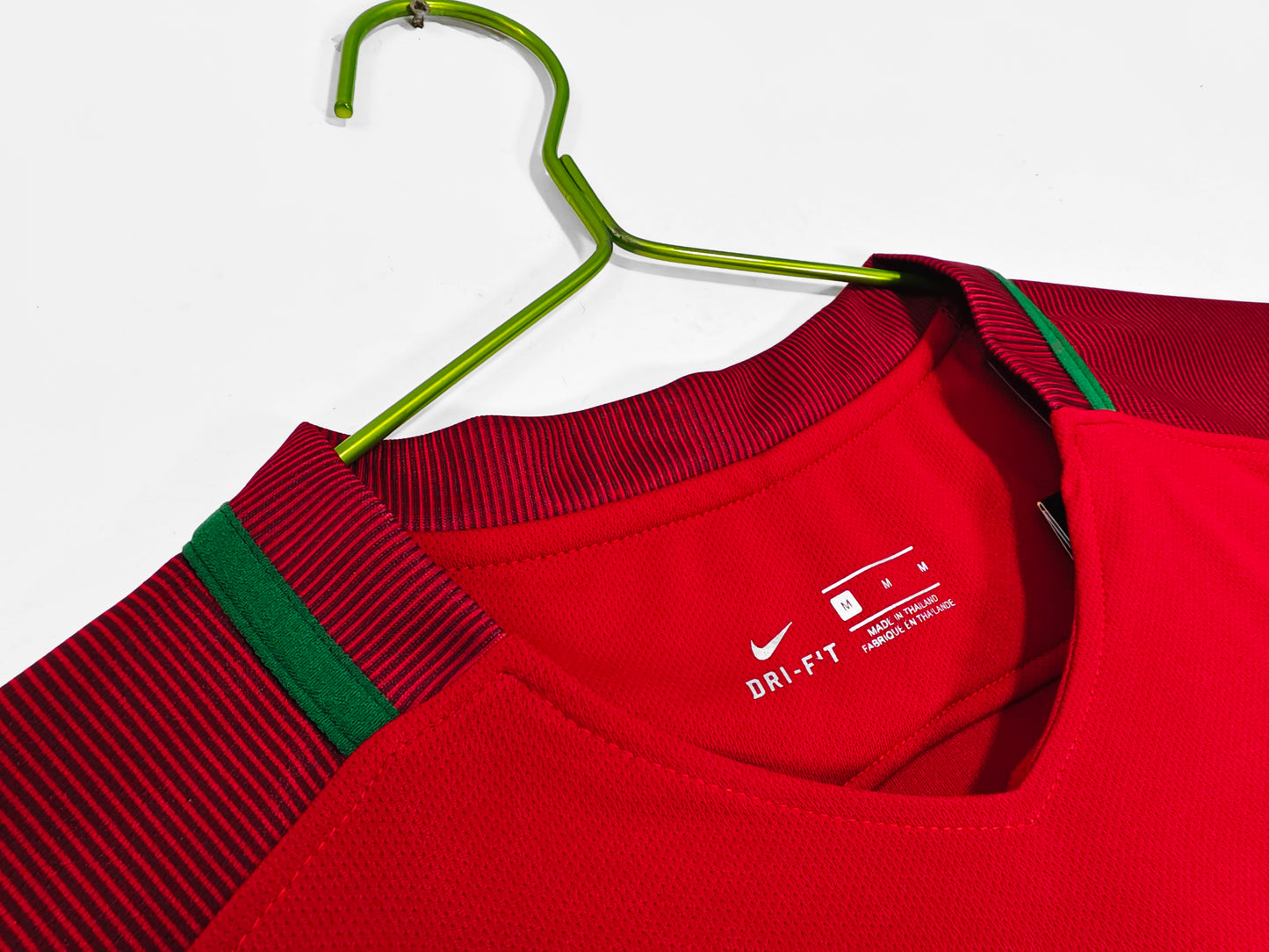 2016 Portugal Retro Home Jersey (Long Sleeve)