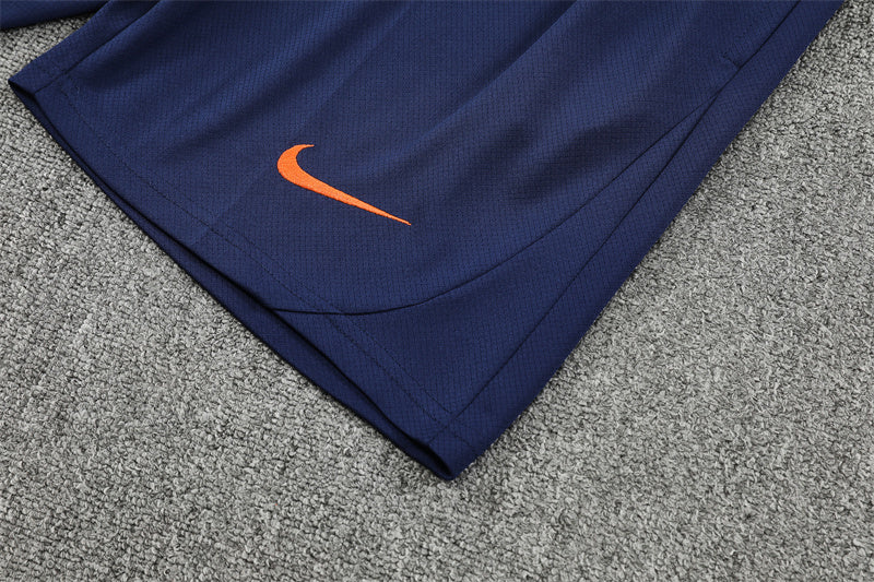Barcelona T90 Blue Shorts Training Set