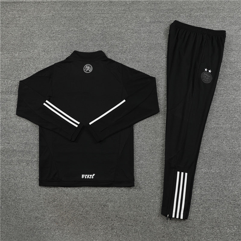 2024 Algeria Black 1/4 Zip Tracksuit