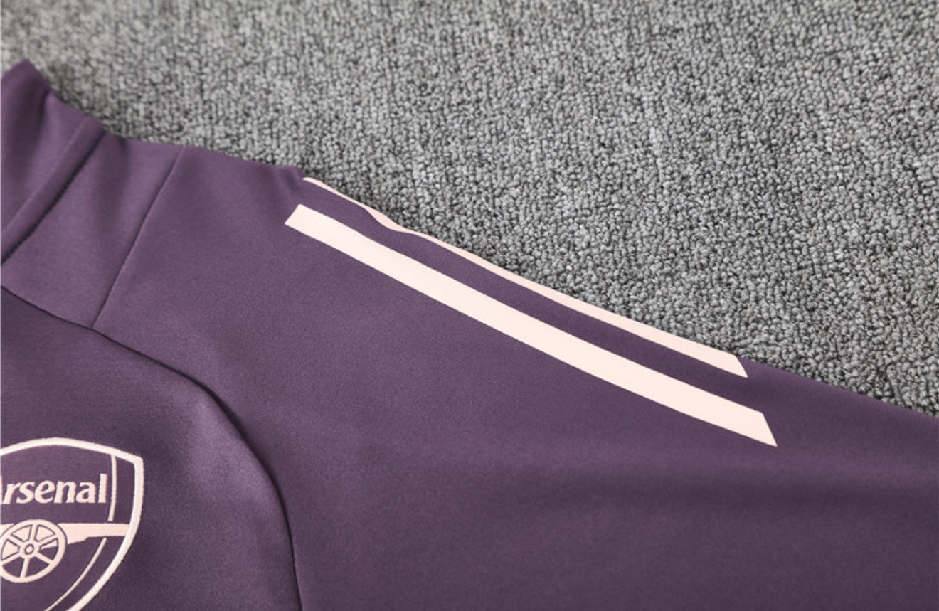 24/25 Arsenal FC Purple 1/4 Zip Tracksuit