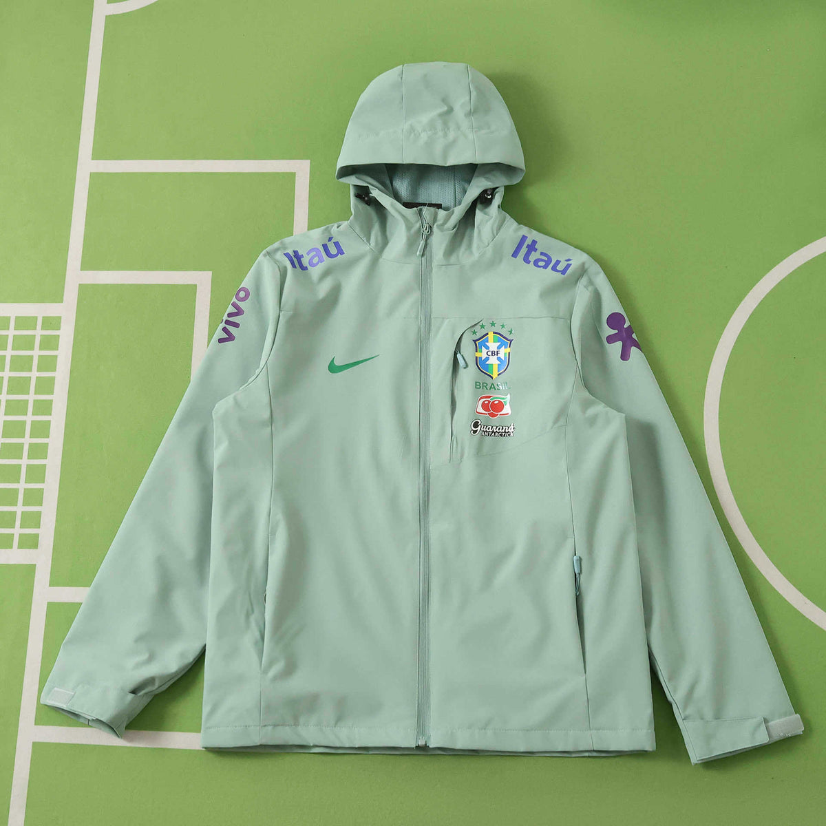 Green Brazil Windbreaker