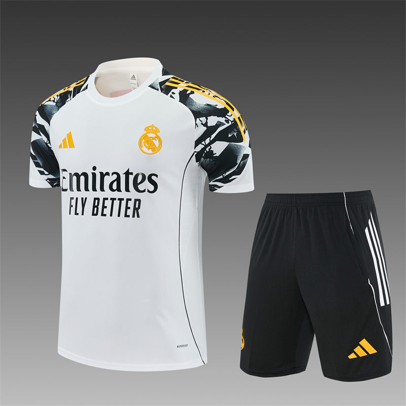 Real Madrid x Marvel White Shorts Training Set
