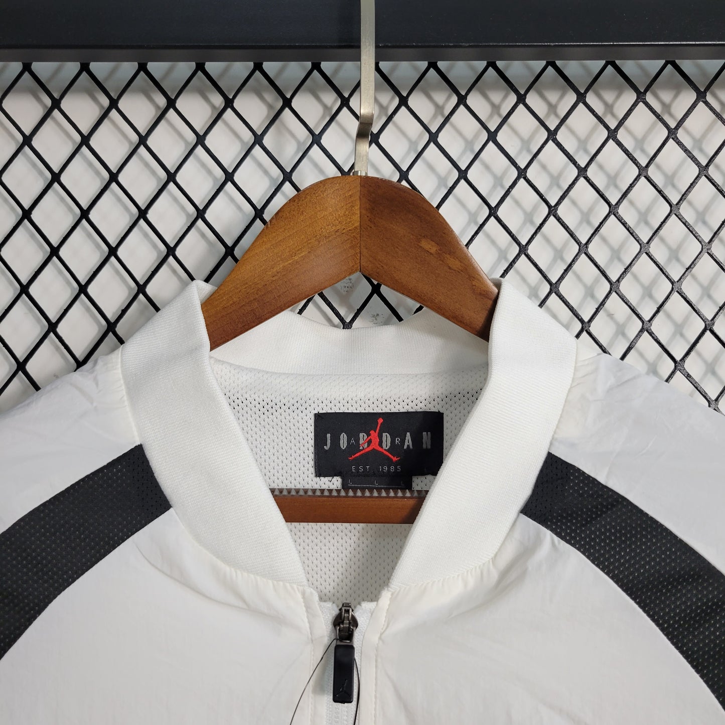 Jordan x PSG White And Black Windbreaker