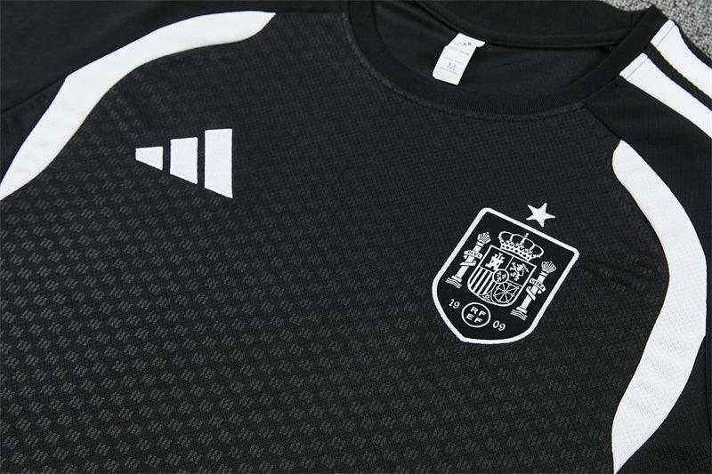 Spain Grey/Black Shorts Training Set