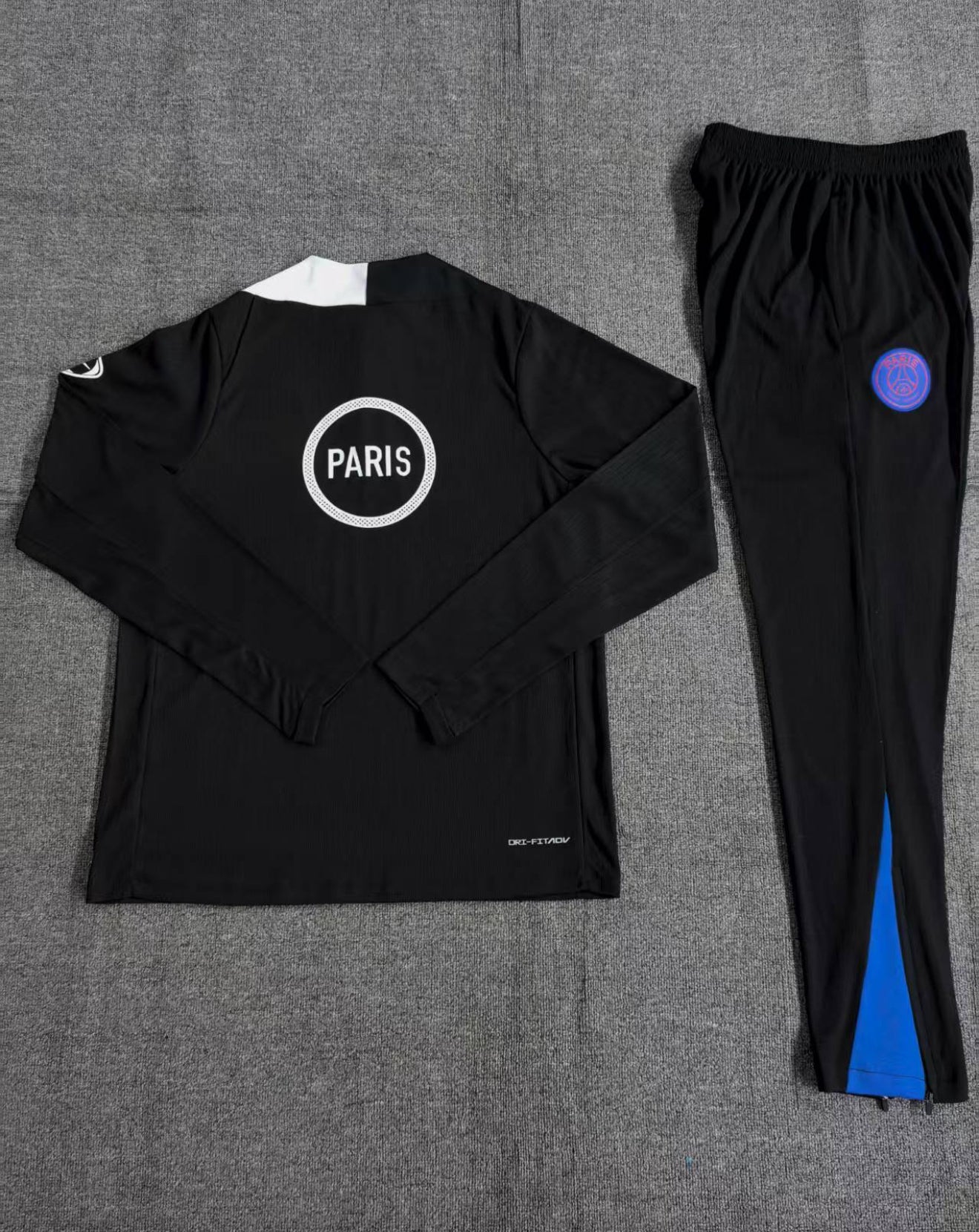25/26 PSG T90 Black 1/4 Zip Tracksuit