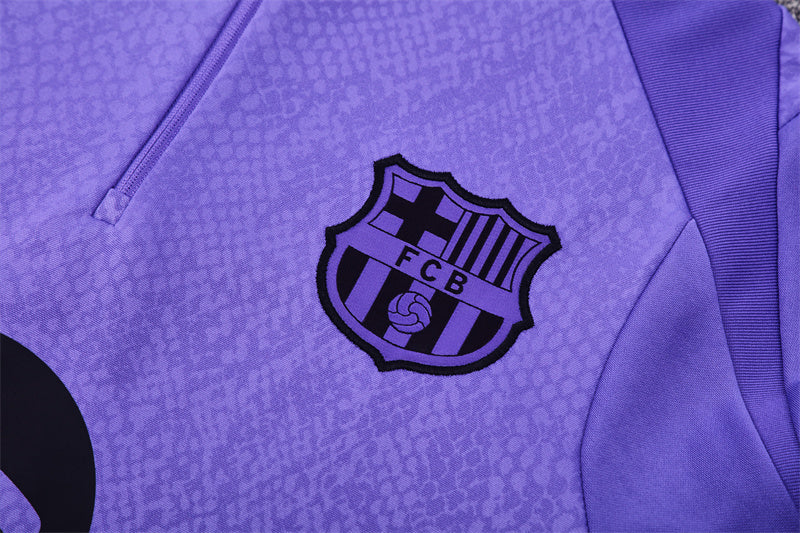 FC Barcelona x Kobe Bryant Purple 1/4 Zip Tracksuit