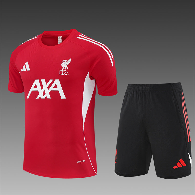 25/26 Liverpool Red/Black Shorts Training Set