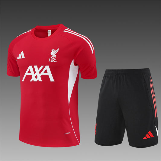 25/26 Liverpool Red/Black Shorts Training Set