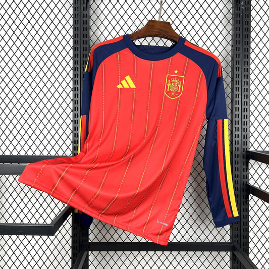 2026 Spain Home Jersey (Long Sleeve)