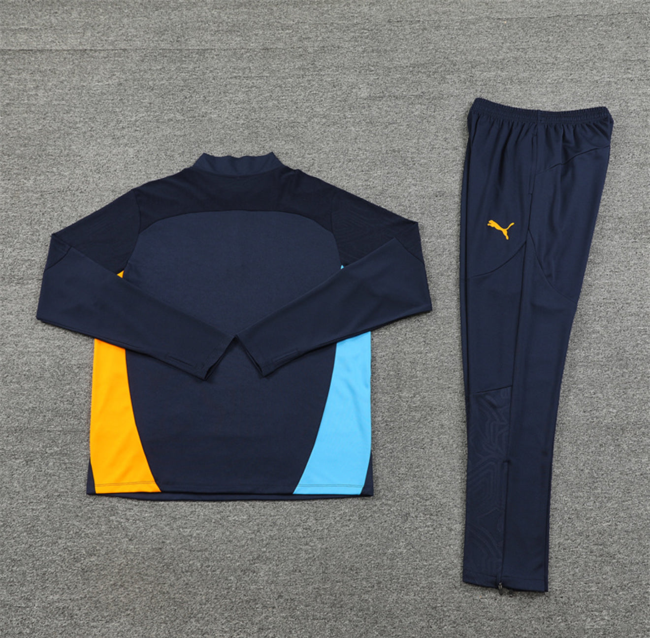 24/25 Marseille Dark Blue 1/4 Zip Tracksuit