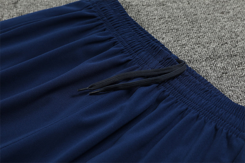 24/25 Blue, White And Red 1/4 Zip Tracksuit
