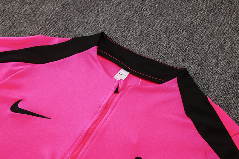 24/25 Chelsea FC Pink And Black 1/4 Zip Tracksuit