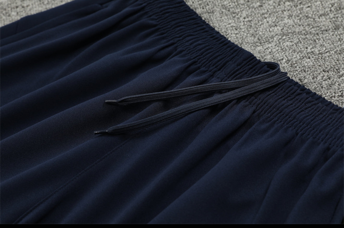24/25 Marseille Dark Blue 1/4 Zip Tracksuit