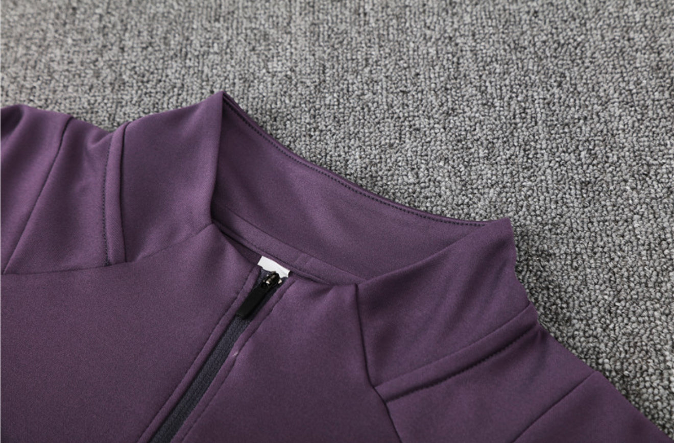 24/25 Arsenal FC Purple 1/4 Zip Tracksuit