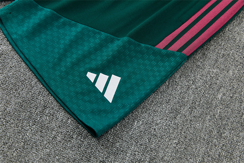 26/27 Real Madrid Green/Pink Shorts Training Set