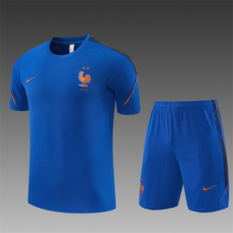 France Blue Shorts Training Set