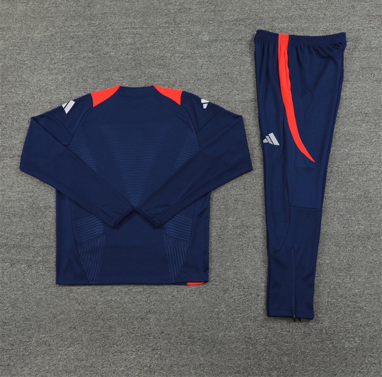 24/25 Manchester United Dark Blue And Orange Tracksuit