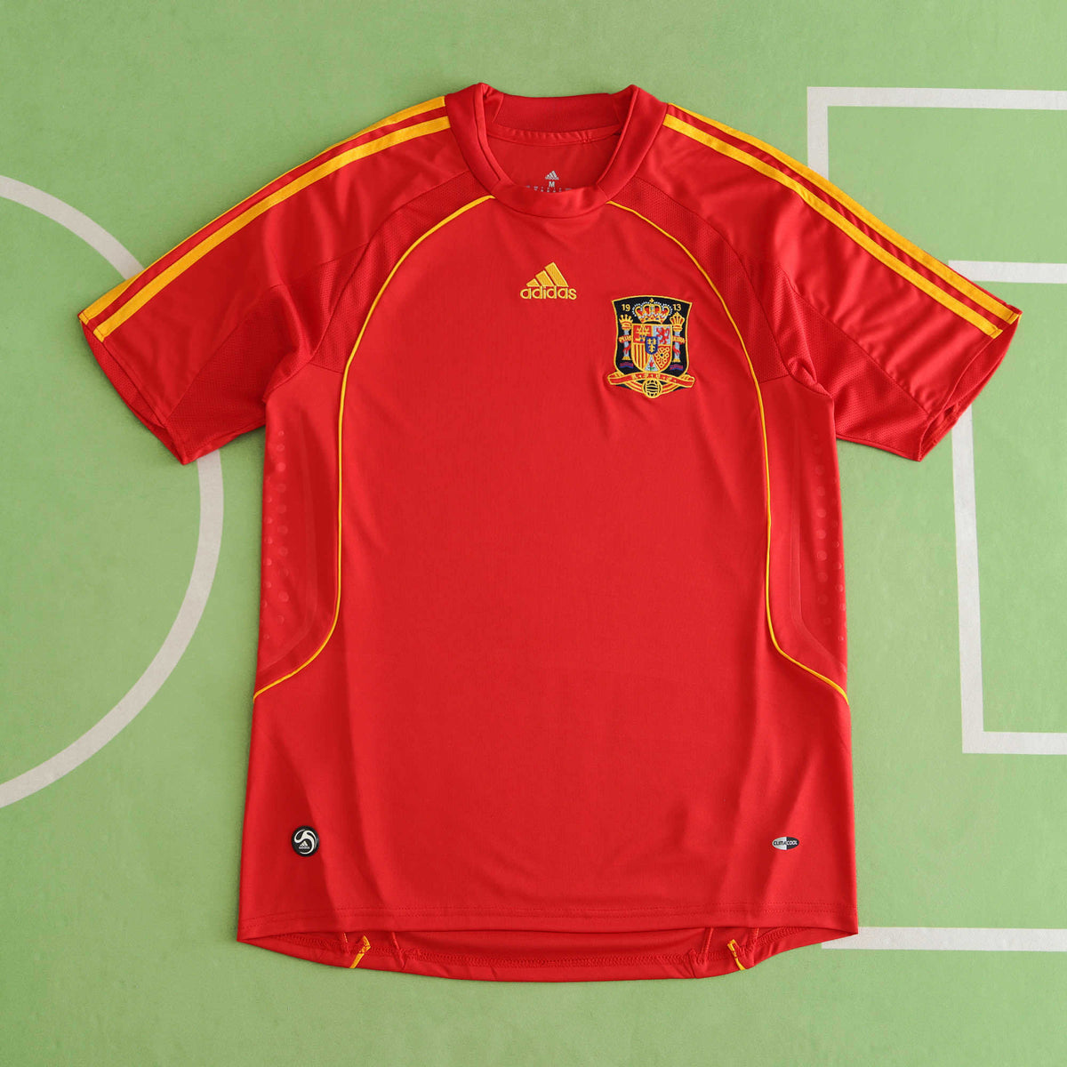 2008 Spain Retro Home Jersey