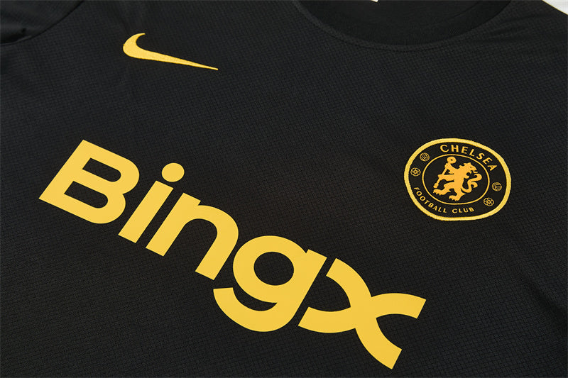 26/27 Chelsea FC Black/Yellow Shorts Training Set