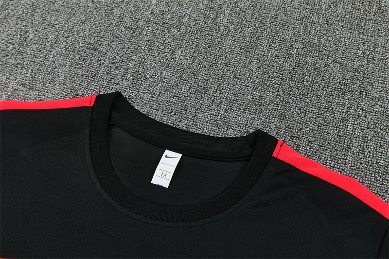 26/27 PSG Black/Red Shorts Training Set