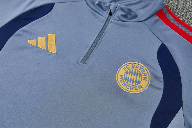 26/27 FC Bayern Munich Blue 1/4 Zip Tracksuit