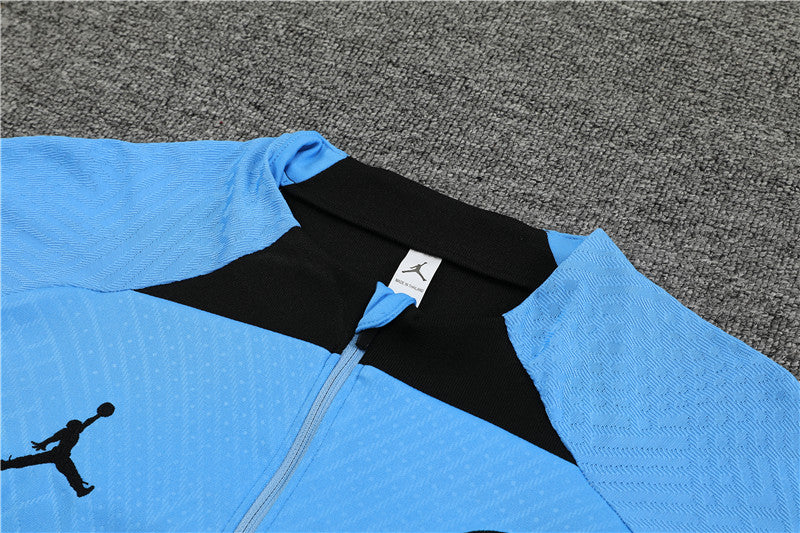 22/23 Jordan x PSG Bubblegum Blue 1/4 Zip Tracksuit