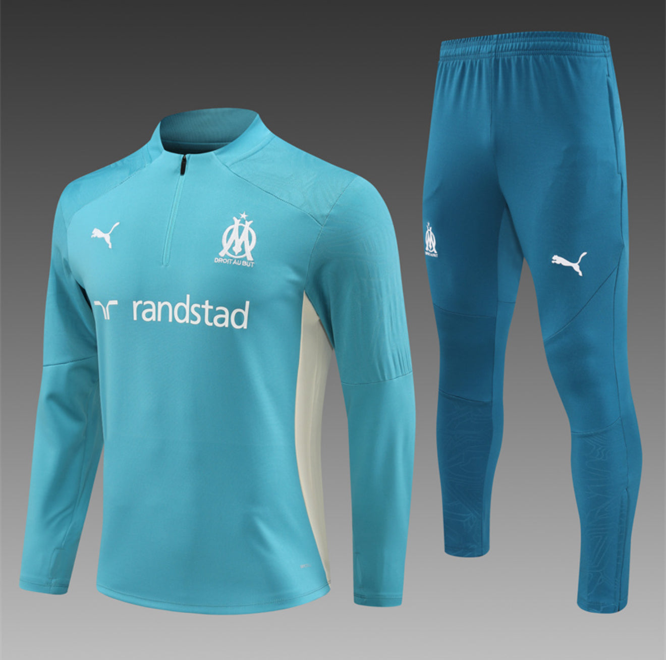 24/25 Marseille Blue 1/4 Zip Tracksuit