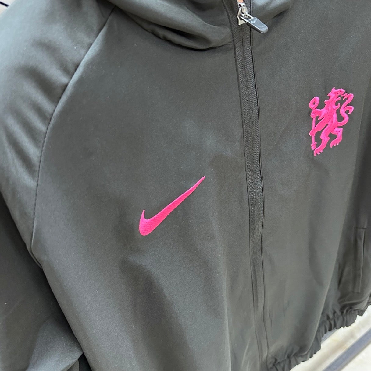 Chelsea Black And Pink Windbreaker