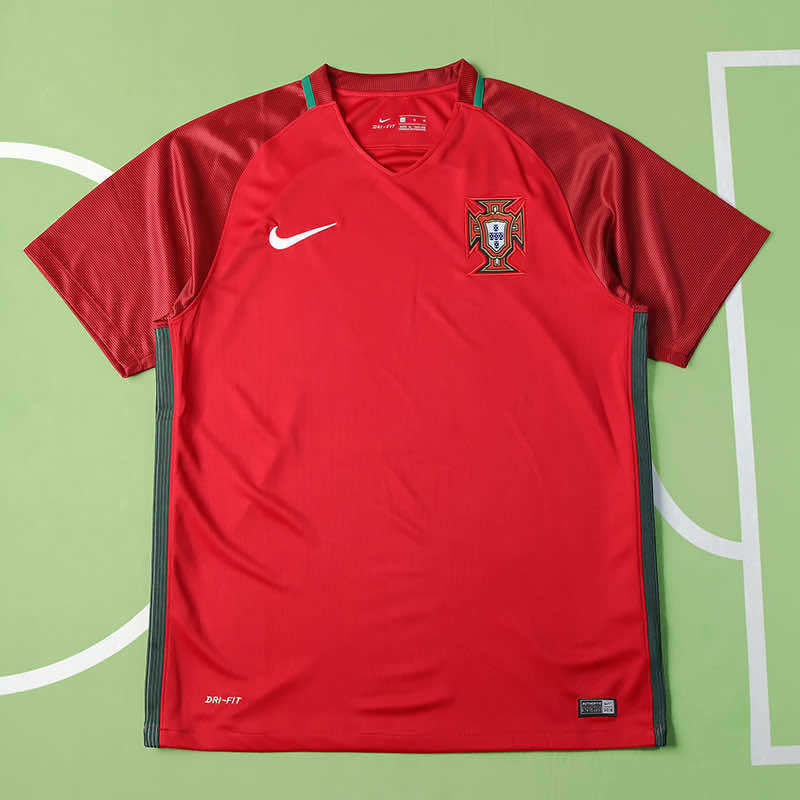 2016 Portugal Retro Home Jersey