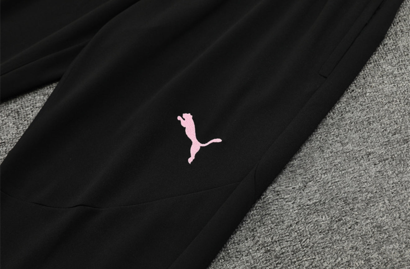24/25 Manchester City Pink 1/4 Zip Tracksuit
