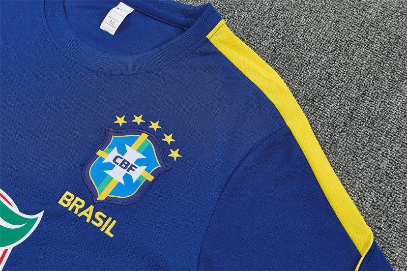 Brazil Blue/Yellow Shorts Training Set