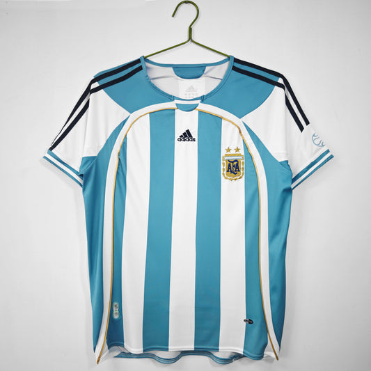 2006 Argentina Retro Home Jersey