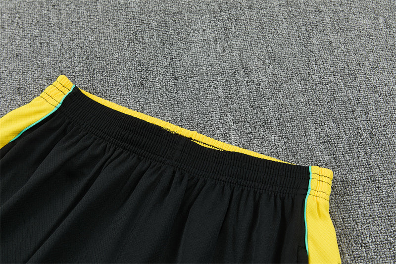 Brazil x Jordan Black/Yellow Shorts Training Set