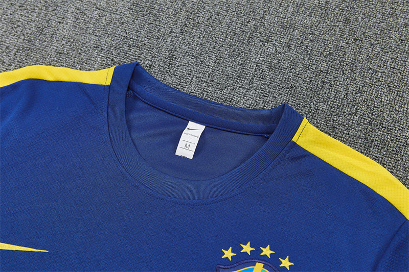 Brazil Blue/Yellow Shorts Training Set