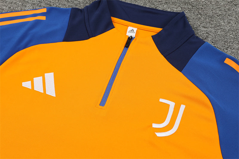 24/25 Juventus Orange 1/4 Zip Tracksuit