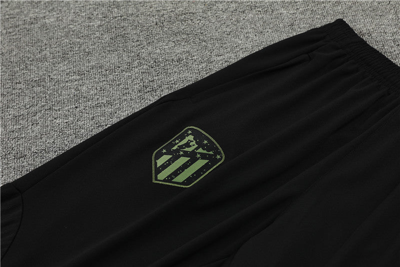 23/24 Atletico Madrid Green And Black 1/4 Zip Tracksuit