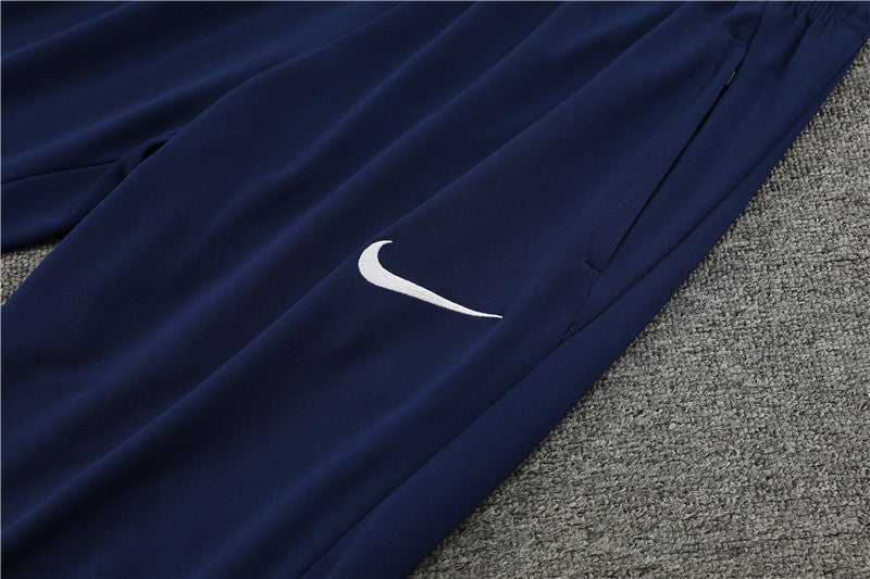 23/24 FC Barcelona White, Red And Blue 1/4 Zip Tracksuit