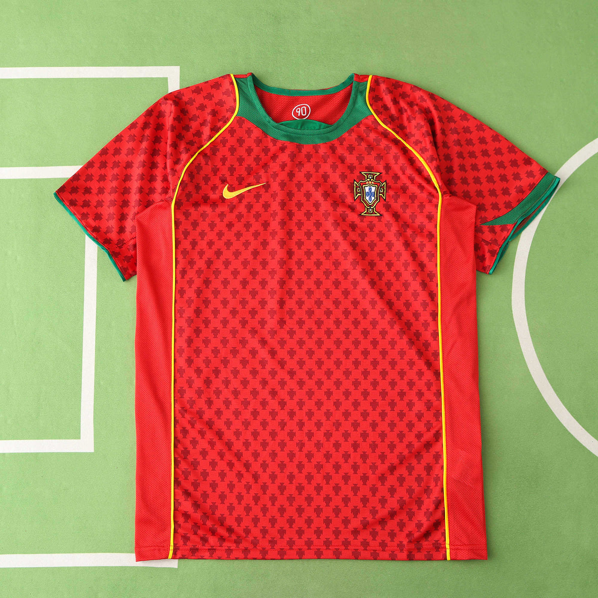 2004 Portugal Retro Home Jersey