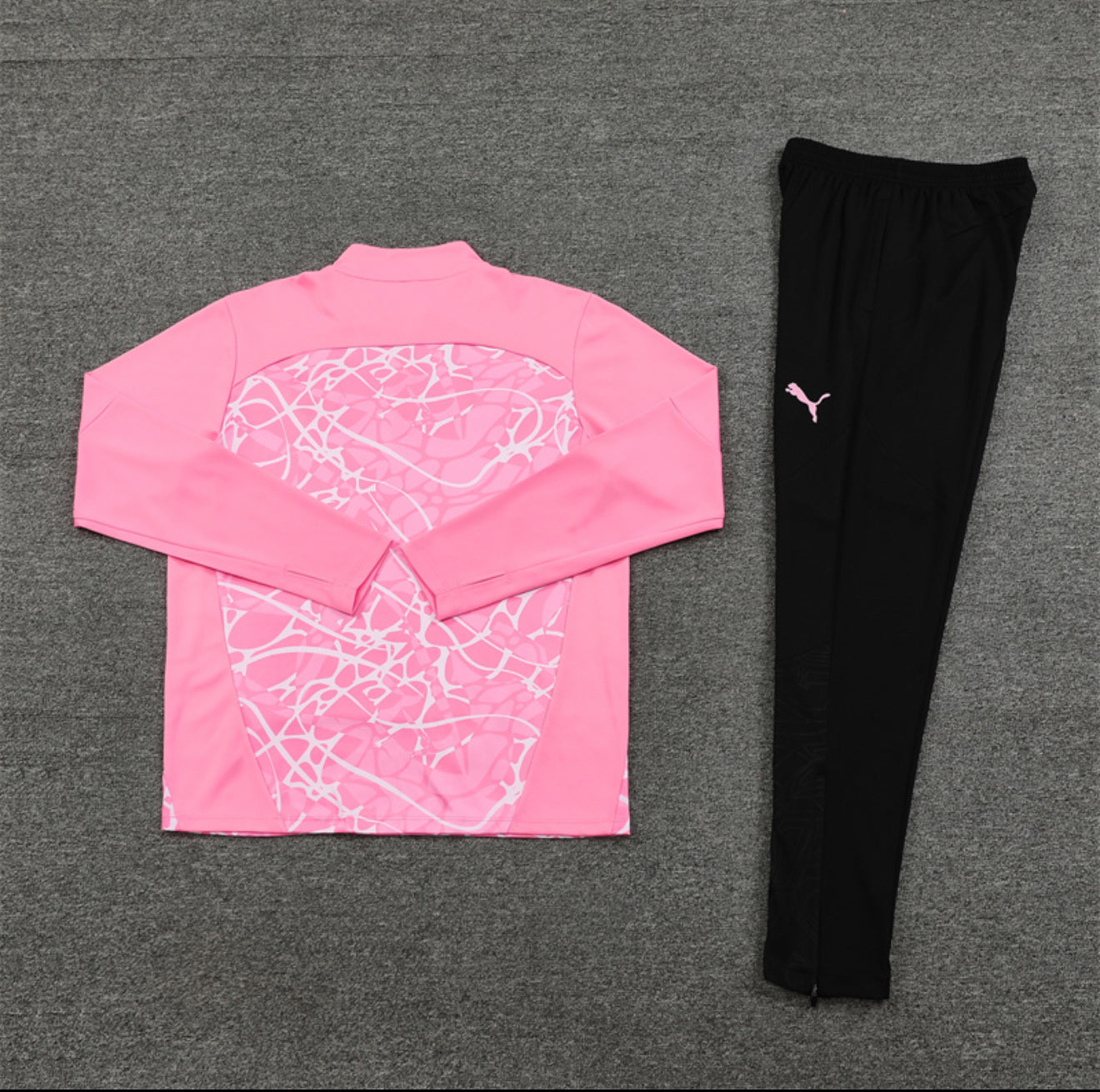 24/25 Manchester City Pink 1/4 Zip Tracksuit