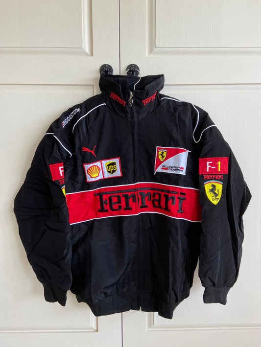 Ferrari Vintage F1 Racing Jacket (Black)