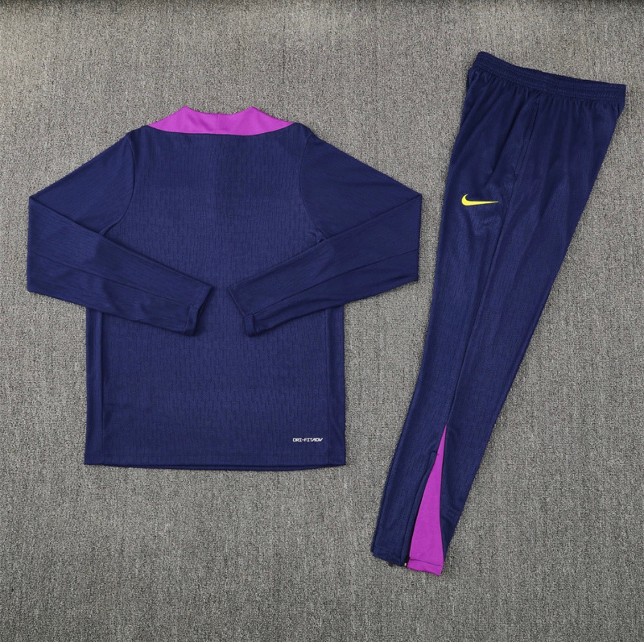25/26 FC Barcelona Navy/Purple 1/4 Zip Tracksuit