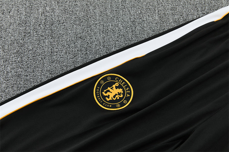 26/27 Chelsea FC Blue And Black 1/4 Zip Tracksuit