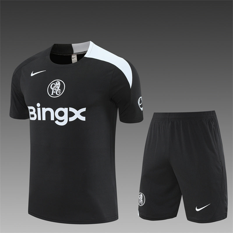 Chelsea T90 Black Shorts Training Set