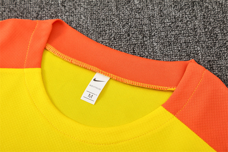 Brazil Yellow/Orange Shorts Training Set