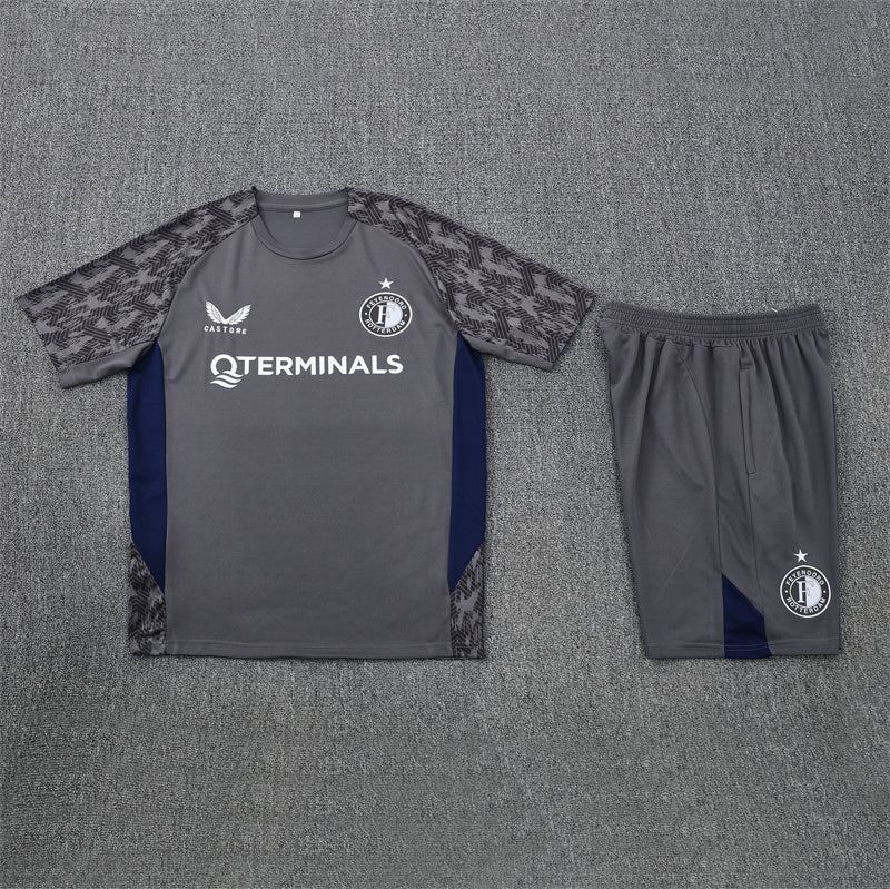 25/26 Feyenoord Grey Shorts Training Set