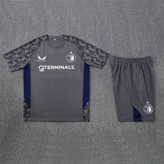 25/26 Feyenoord Grey Shorts Training Set