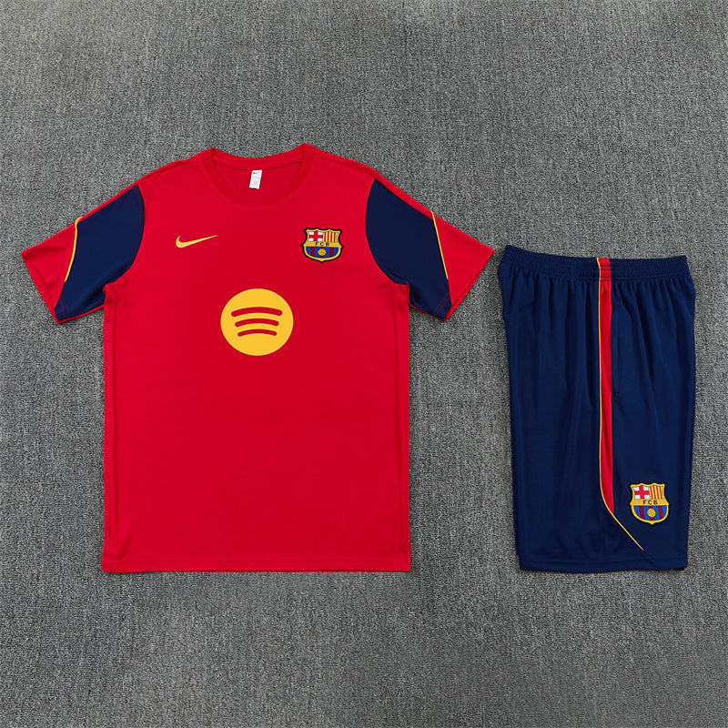 26/27 Barcelona Red/Blue Shorts Training Set